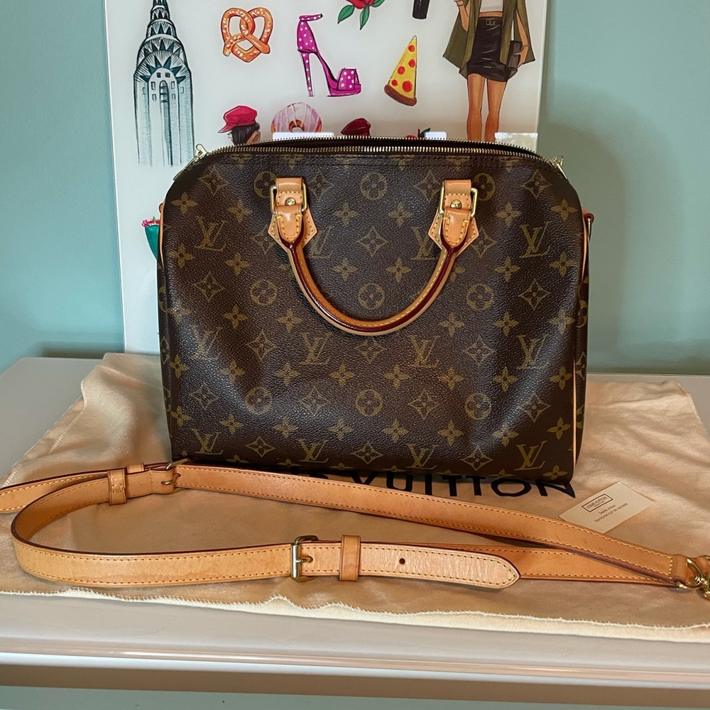 Authentic Louis Vuitton Speedy Bandouliere  30